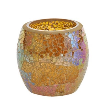 Yankee Candle Gold Glam Mosaic Samplerhalter/Votivkerzenhalter