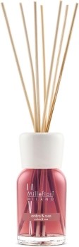 Millefiori Milano Reed Diffuser 100 ml - Ambra & Rosa