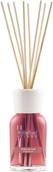 Millefiori Milano Reed Diffuser 250 ml - Ambra & Rosa