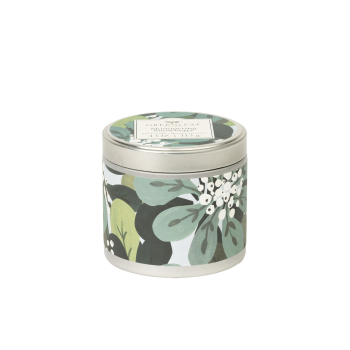 Greenleaf Candle Tin - Shimmering Snowberry 113 g