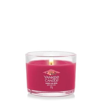 Yankee Candle Santa on Skis Glasvotivkerze 37g