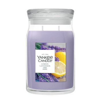 Signature Large Jar 2-Docht - Lemon Lavender