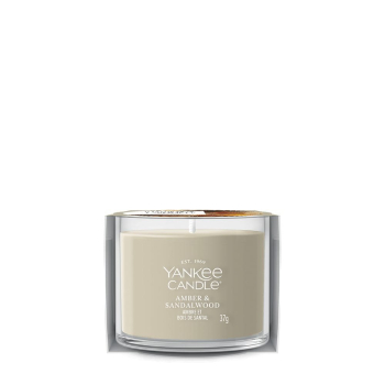 Yankee Candle Amber & Sandalwood Glasvotivkerze 37g