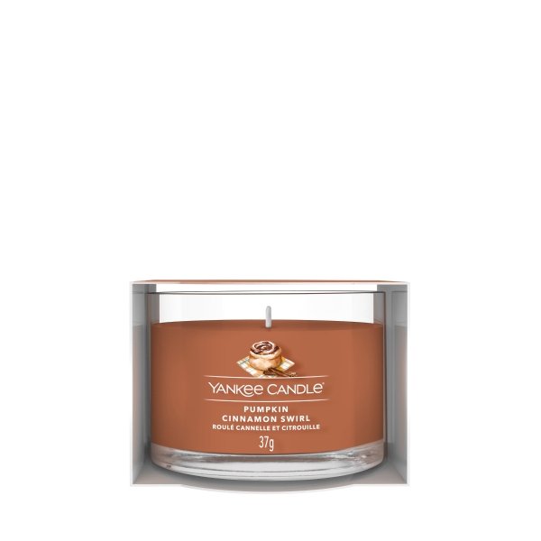 Yankee Candle Pumpkin Cinnamon Swirl Glasvotivkerze 37g