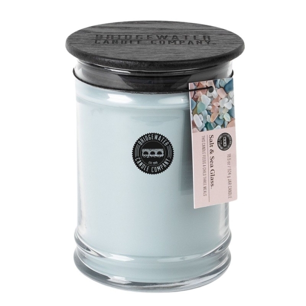 Bridgewater Candle Large Jar Salt & Sea Glass 524 g Bridgewater Candle Large Jar Salt & Sea Glass 524 g