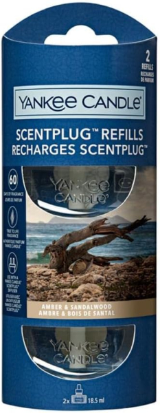 Yankee Candle Amber & Sandalwood Duftstecker Nachfüllung 2 x 18,5 ml