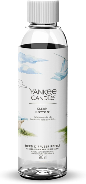 Yankee Candle Reed Diffuser Refill Clean Cotton 200 ml
