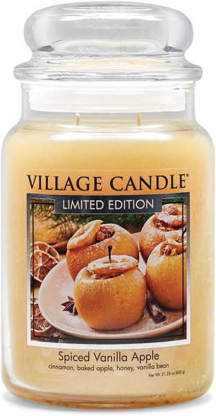Village Candle Spiced Vanilla Aplle 602 g - 2 Docht Village Candle Spiced Vanilla Aplle 602 g - 2 Docht