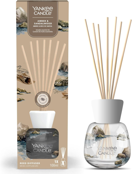 Yankee Candle Reed Diffuser Amber & Sandalwood 100 ml Yankee Candle Reed Diffuser Amber & Sandalwood 100 ml