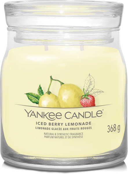 Signature Medium Jar 2-Docht - Iced Berry Lemon