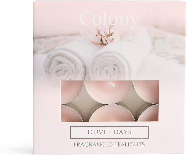 Wax Lyrical - Colony Fragranced Teelights Duvet Days - 9 Stück