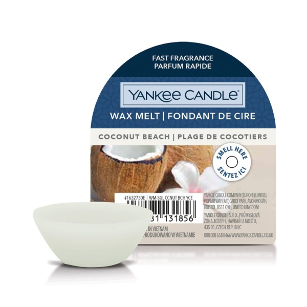 Yankee Candle Coconut Beach Wax Melt 22 g Yankee Candle Coconut Beach Wax Melt 22 g