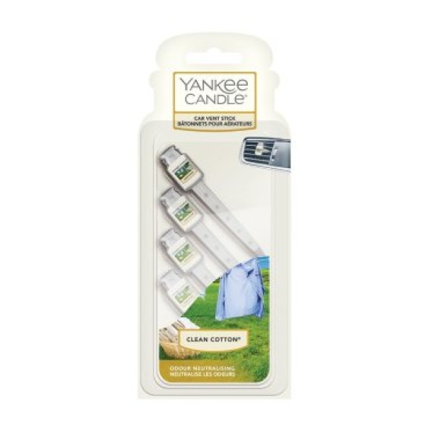 Yankee Candle Clean Cotton Car Vent Stick