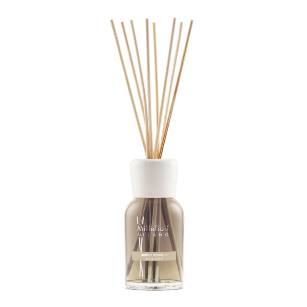 Millefiori Milano Reed Diffuser 250 ml - Ambra Minerale