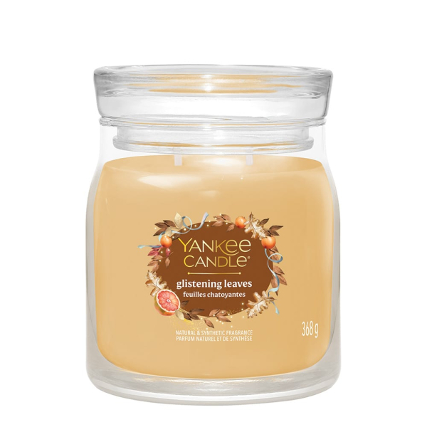 Signature Medium Jar 2-Docht - Glistening Leaves