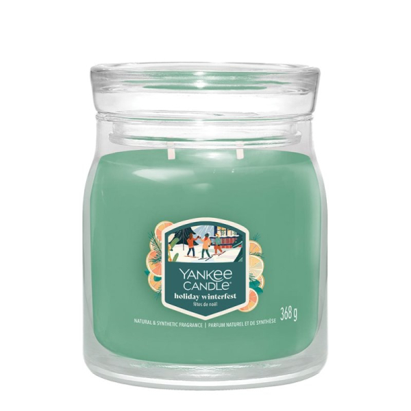 Signature Medium Jar 2-Docht - Holiday Winterfest