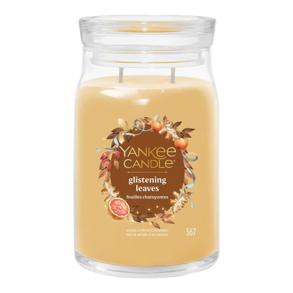 Signature Large Jar 2-Docht - Glistening Leaves