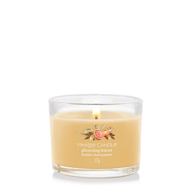 Yankee Candle Glistening Leaves Glasvotivkerze 37g