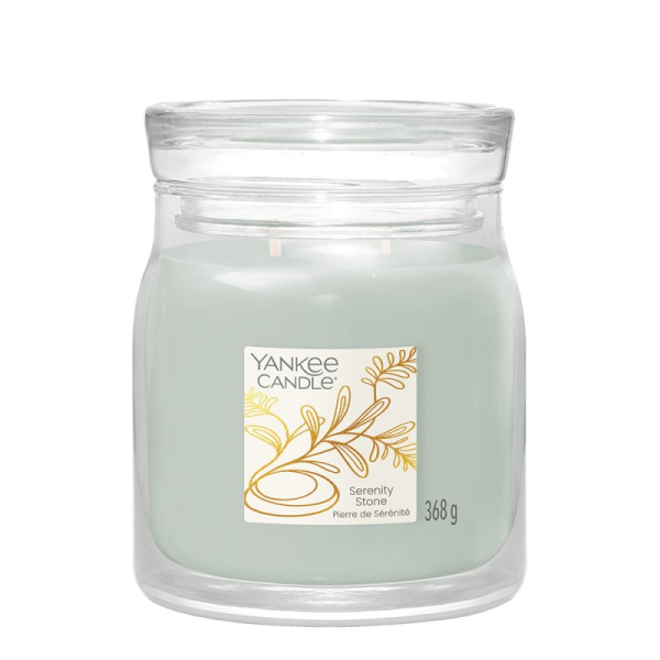 Signature Medium Jar 2-Docht - Serenity Stone