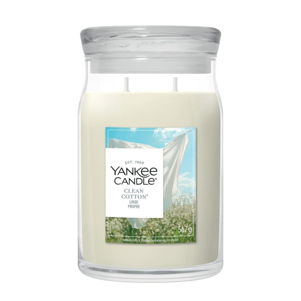 Signature Large Jar 2-Docht - Clean Cotton