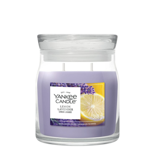 Signature Medium Jar 2-Docht - Lemon Lavender