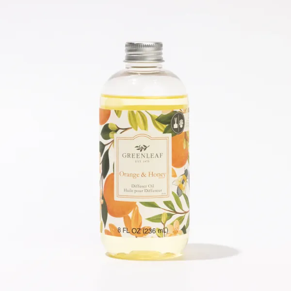 Greenleaf - Reed Diffuser Oil - Orange & Honey 236ml