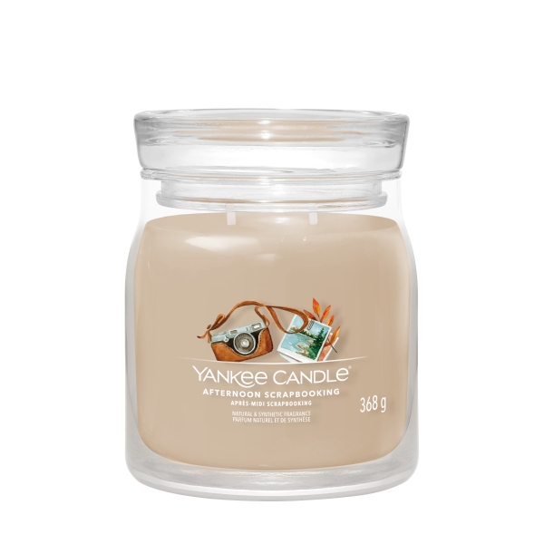 Signature Medium Jar 2-Docht - Afternoon Scrapbooking