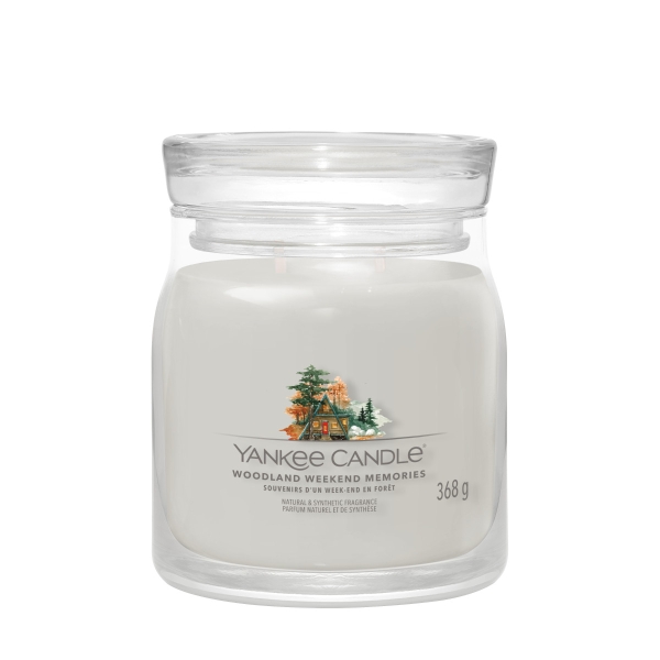 Signature Medium Jar 2-Docht - Woodland Weekend Memories Signature Medium Jar 2-Docht - Woodland Weekend Memories