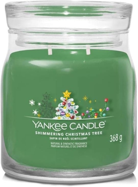 Signature Medium Jar 2-Docht - Shimmering Christmas Tree