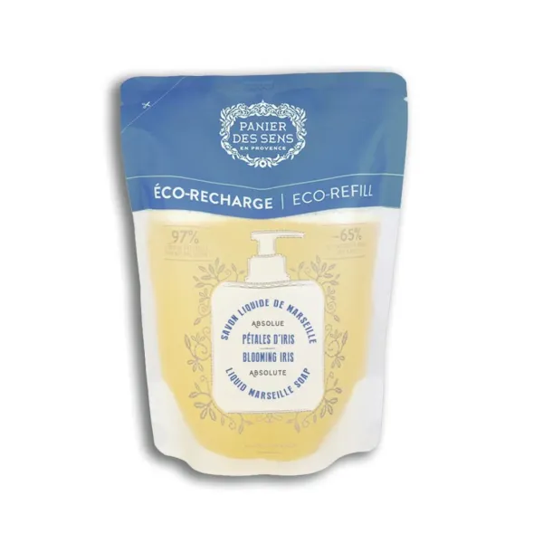 Panier des Sens Nachfüllpackung Marseille Flüssigseife - Irisblütenblätter 500 ml Panier des Sens Nachfüllpackung Marseille Flüssigseife - Irisblütenblätter 500 ml